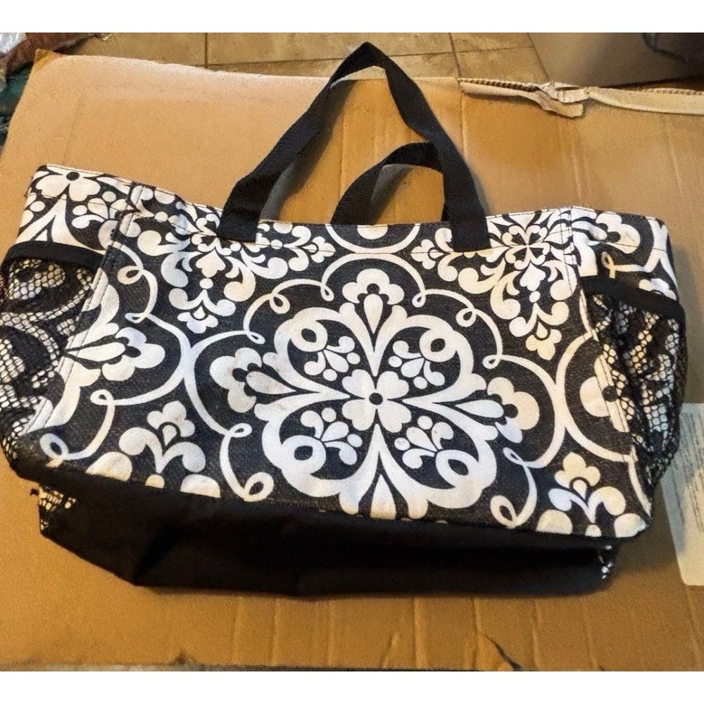 Thirty One Deluxe Organizing Utility Tote  Parisian Bag